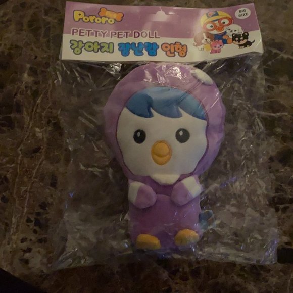 Pororo The Little Penguin Stuffed Petty Pet Doll Baby Kids Korean TV Animation - Picture 2 of 7